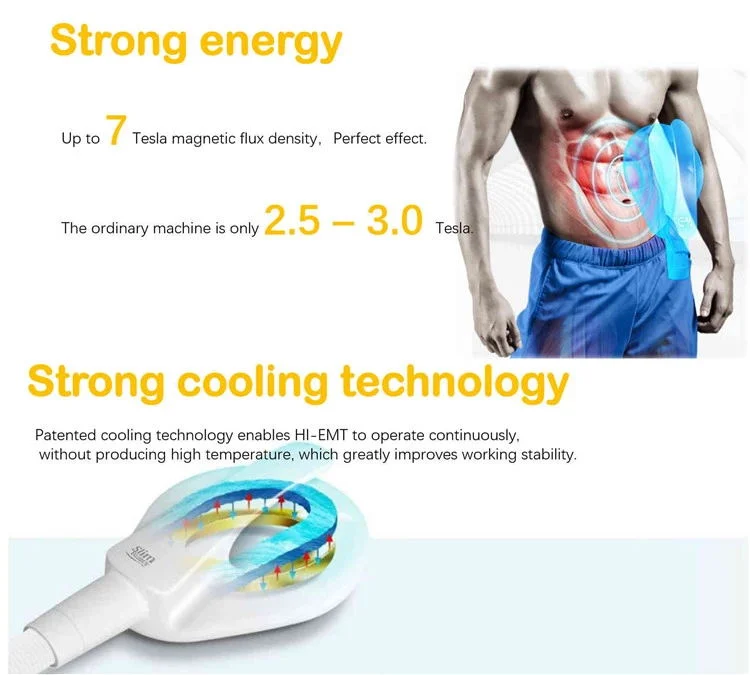 Portable Body Muscle Stimulation Beauty Slimming Machine Body Sculpting Machine/Emslim Em Body Slim