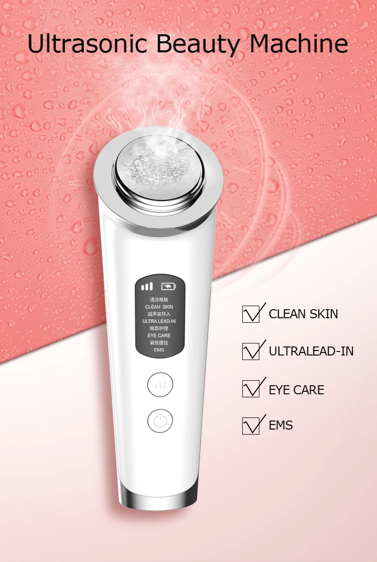 2020 Hot Home Use Beauty Equipment Ultrasonic Atomization EMS Multi-Functional Ultrasound Beauty Equipment