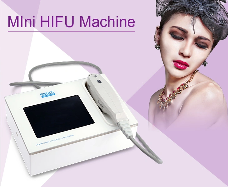 Mini Hifu Facial Machine Anti-Aging Face Lifting Wrinkle Removal Ultrasound Salon Home Use Beauty Machine