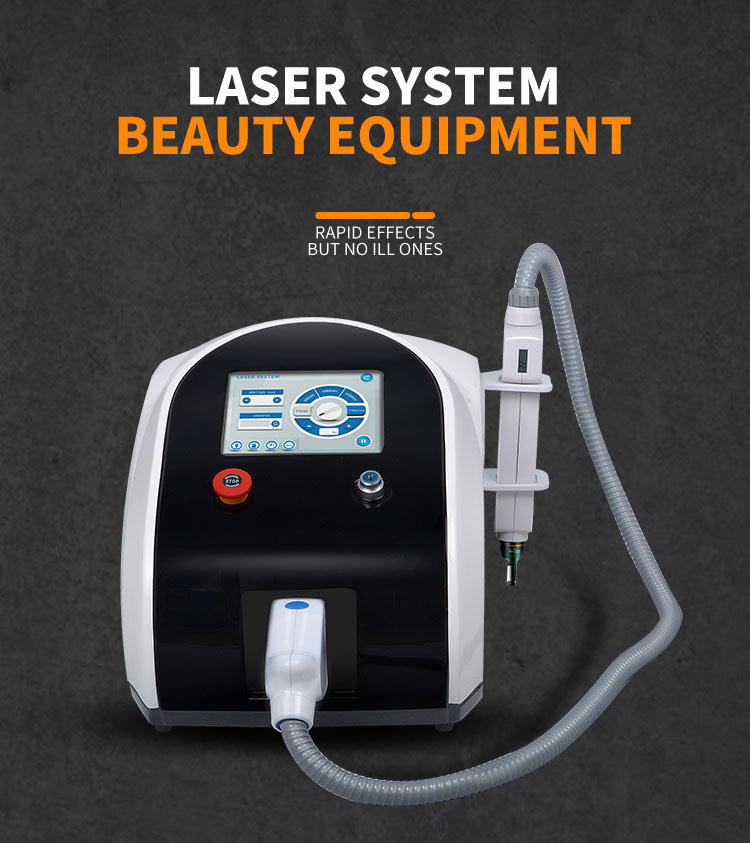 Professional Q-Switch ND YAG Laser Beauty Machine for Tattoo Removal