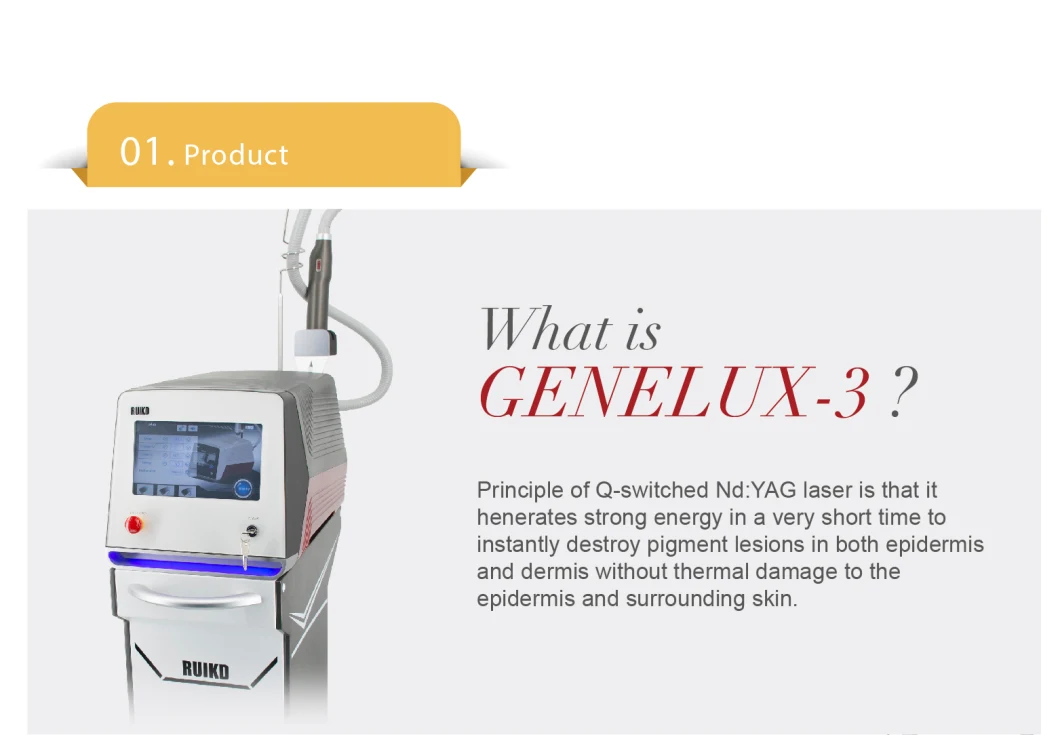 2021 New Arrival Q-Switched ND YAG Laser Tattoo Removal Skin Care Medical Device