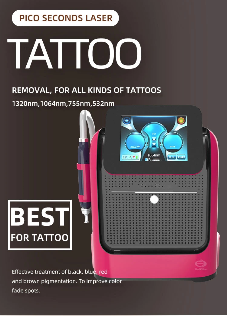 Big Promotion Price Picosure Q-Switch ND YAG Laser Tattoo Removal Freckle Removal Laser Machine