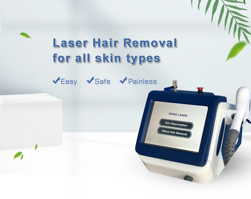 Multiple Wavelength Laser Hair Removal Machine 755nm 808nm 1064nm Medispa Hair Removal Machine
