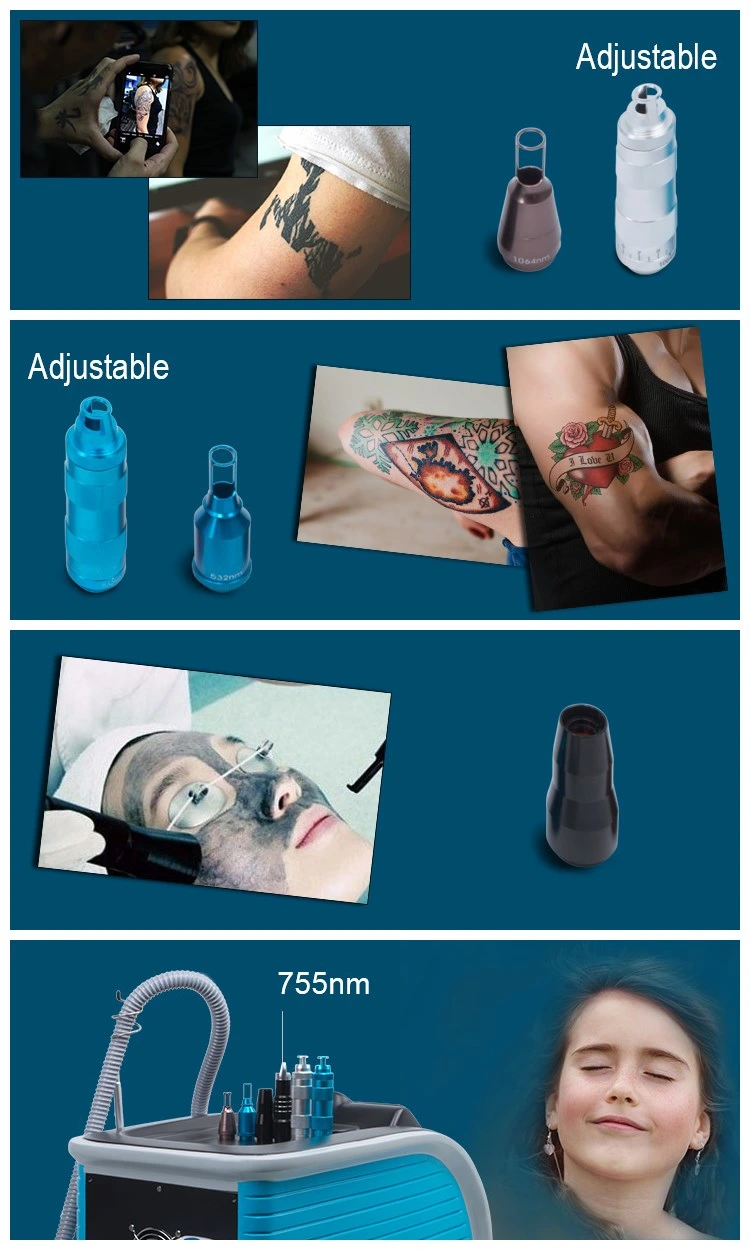 Hot Selling ND YAG Q-Switch Tattoo Removal Picosecond Laser Equipment