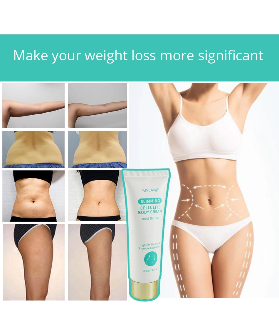 Mslam Slimming Cream Hot Fat Burning Beautiful Legs Waist Muscles Firm and Slender