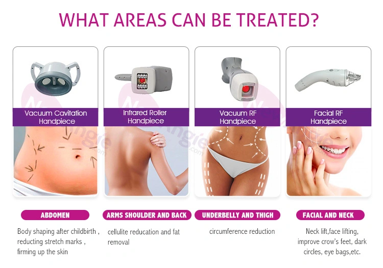 40K Cavitation Touch Screen Vacuum Infrared RF Roller Massage Skin Tightening Slimming Machine Weight Loss Products