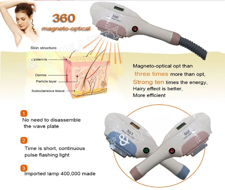 360 Magneto IPL Hair Removal Machine
