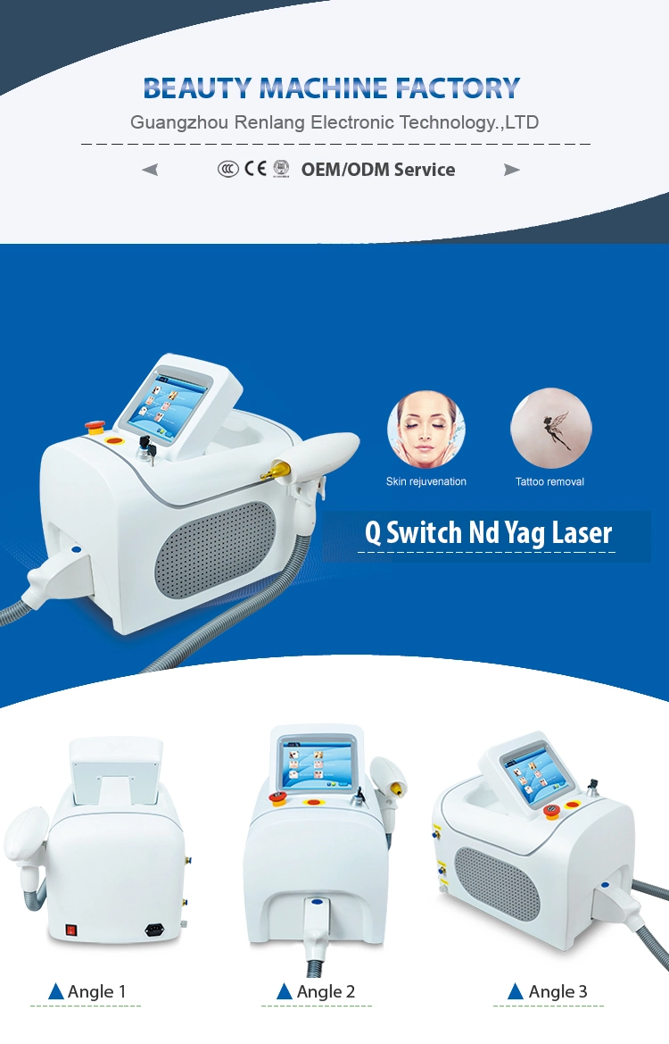 Ce Certification Portable Tattoo Removal Device Laser Tattoo Removal System