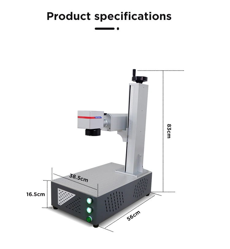 CE/FDA Laser Marking Machine for Metal and Plastic Fiber Laser Printer