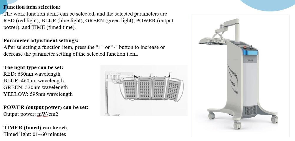 LED Light PDT Beauty Salon Machine Professional LED Light Therapy Device