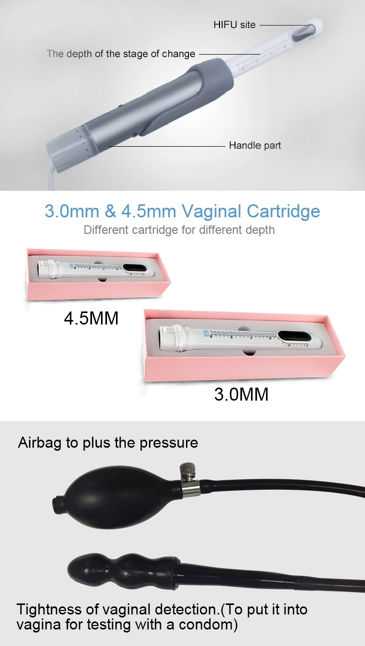 Painless Female Private Care Hifu Vaginal Tightening and Vaginal Rejuvenation for Skin Care Beauty Equipment