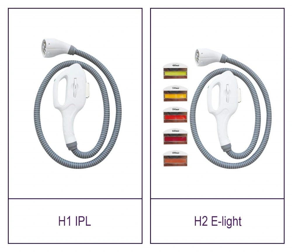 Effective Portable Type 4 in 1 E-Light RF IPL Laser Hair Removal Manual IPL Machine