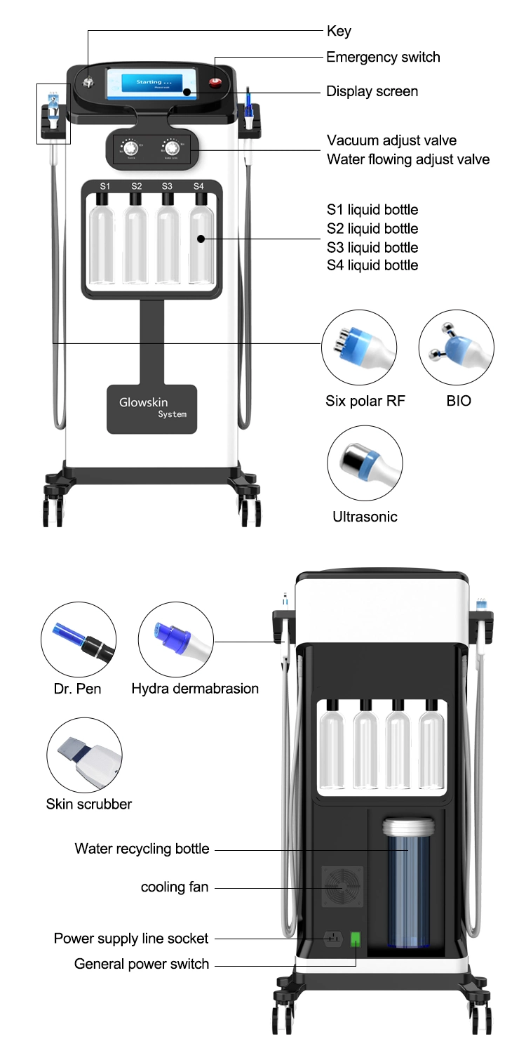 Diamond Peel Machine Water Microdermabrasion Hydro Facial Machine