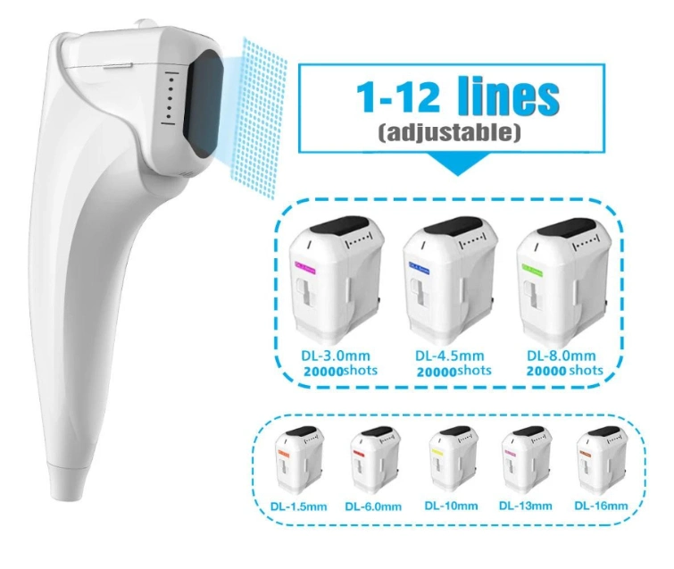 Beauty Equipment 12 Lines Painless Portable 4D Hifu for Face Lift Body Slimming Wrinkle Removal Hifu Machine/Hifu Slimming/Hifu Lifting/4D Hifu