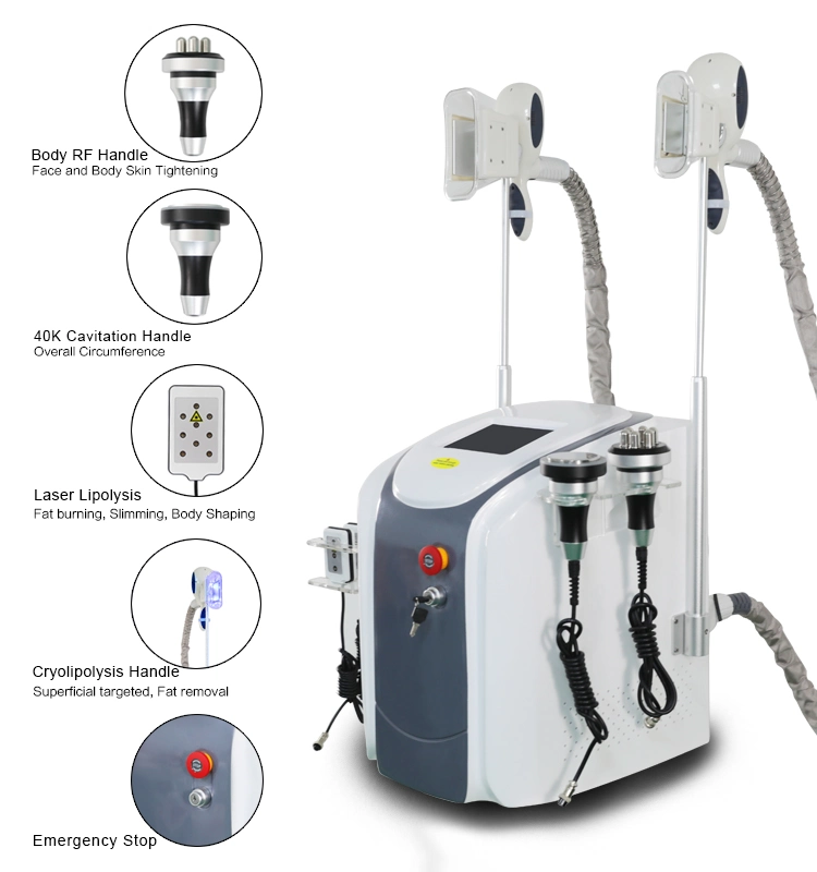 Professional Cool Body Sculpting Cryotherapy Ultrasound Cavitation RF Liposuction Machine