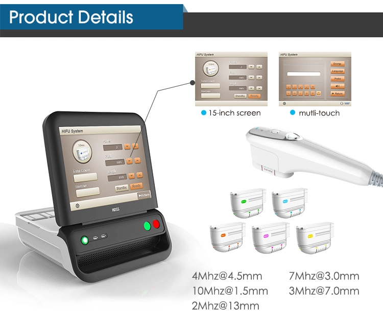 High Intensity Focused Ultrasound to Remove Wrinkles, Anti-Aging Machine