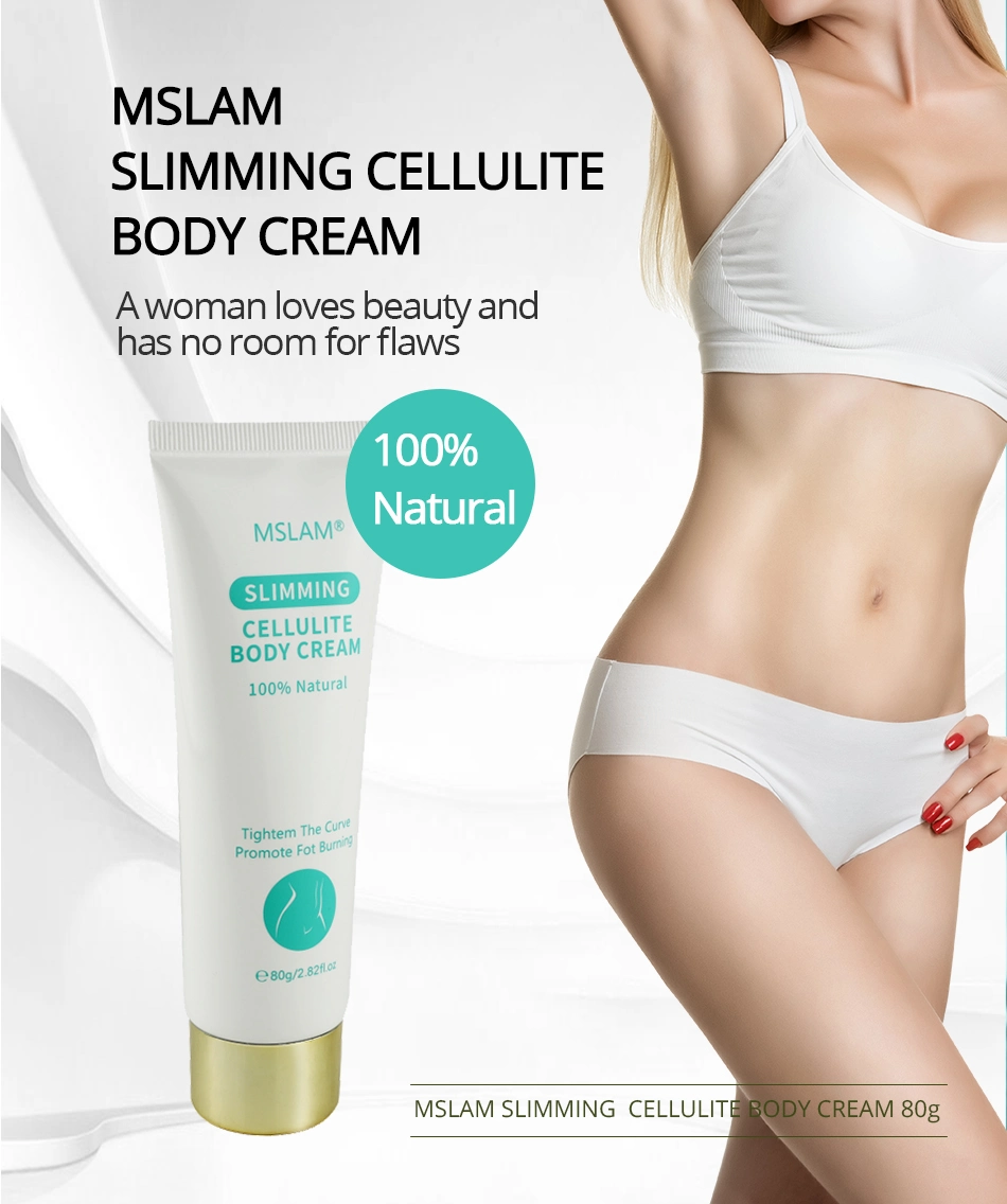 Mslam Slimming Cream Hot Fat Burning Beautiful Legs Waist Muscles Firm and Slender