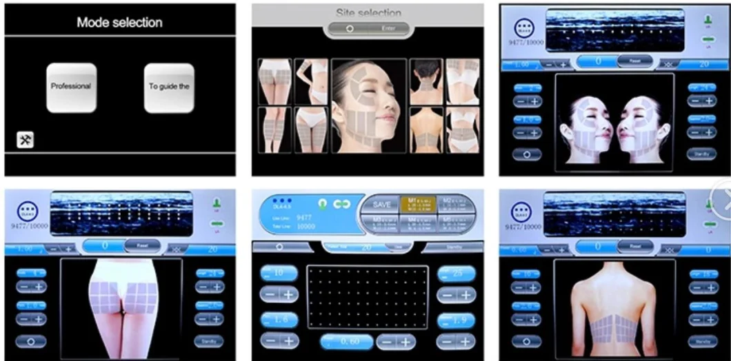 Hifu High Intensity Focused Ultrasound Hifu Face Lifting Skin Care Wrinkle Removal Hifu Beauty Machine