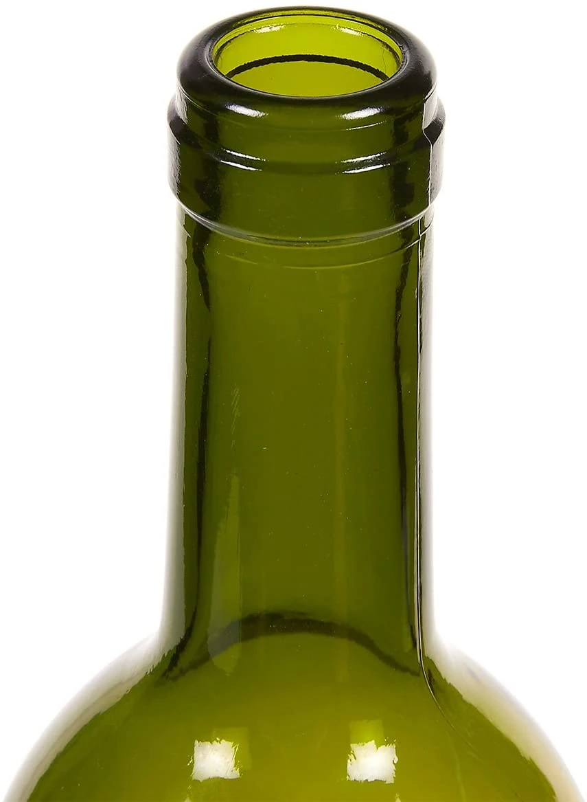 Wine Glass Bottles - Empty, Recyclable Bordeaux Bottles for Home Brewing Alcohol