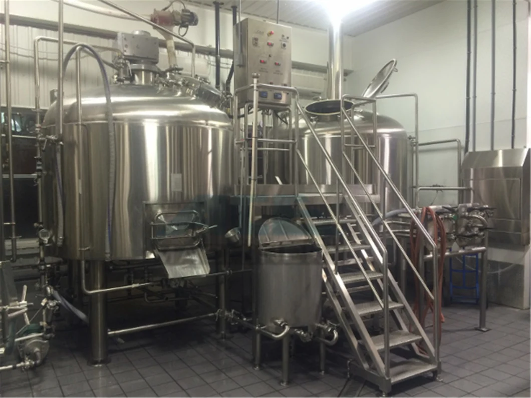 Micro Brewery Equipment Two Vessels Brewhouse/Brewing System Mash Tun Lauter Tun Brewhouse Brew Kettle for Sale
