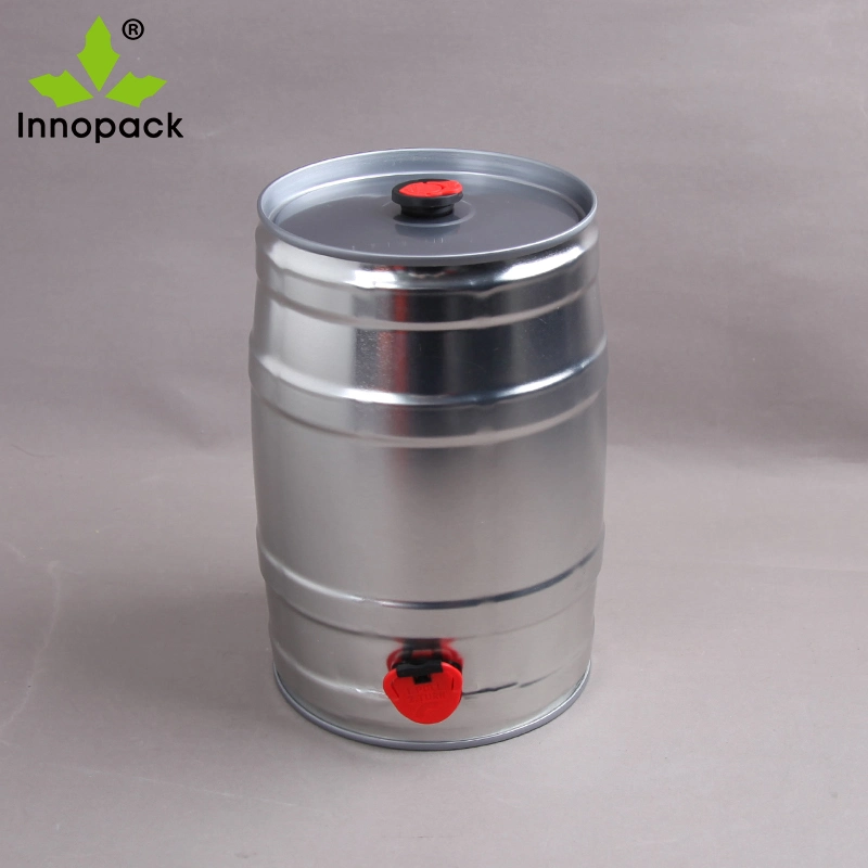 5L Party Draft Homebrew Beer Keg with Tap and Closure