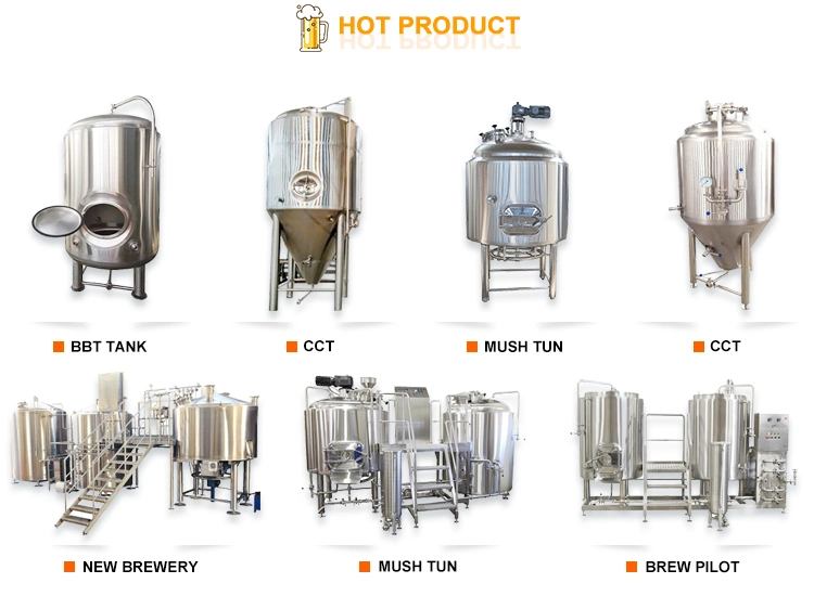 3.5bbl/500L Small TIG Welded Well Beer Brewery Equipment for Sale