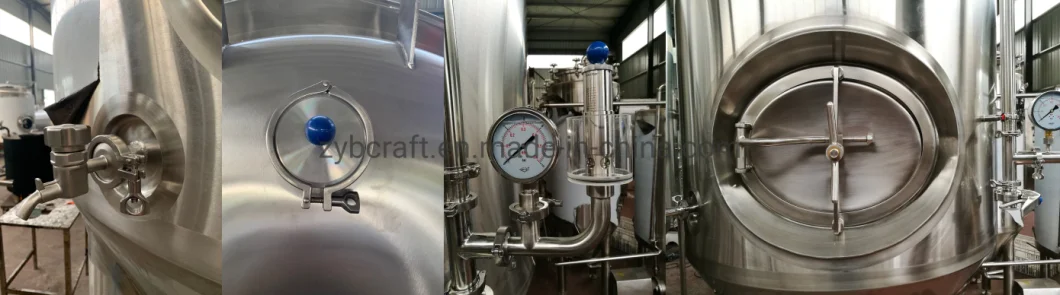 2500L 25hl Three Vessels Brewhouse Micro Brewery Equipment