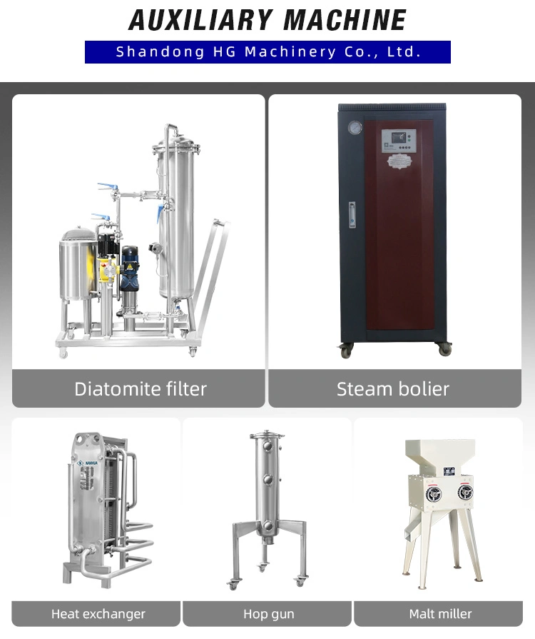 500L 1000L 2000L 3000L Stainless Steel Beer Brewing Micro Craft Beer Brewery Equipment