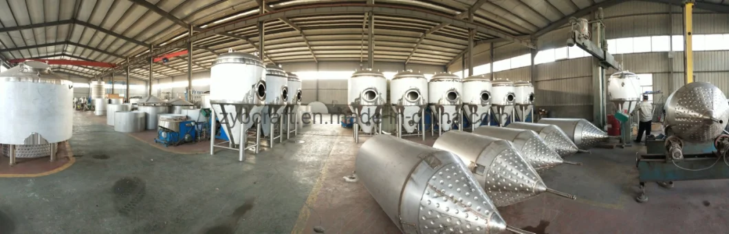 50L 100L Conical Fermenter Beer Fermentation Tank with Glycol Cooling Jacket