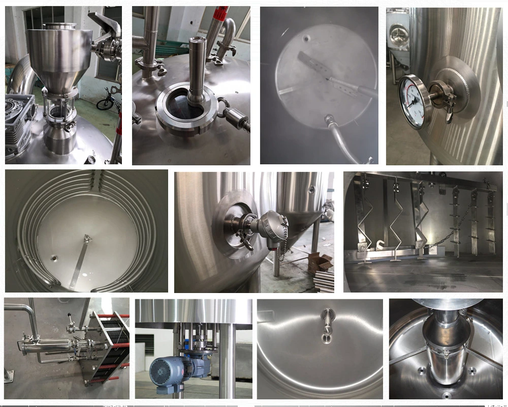 Cassman Steam Heating 3 Vessels 1000L Beer Micro Brewery Equipment