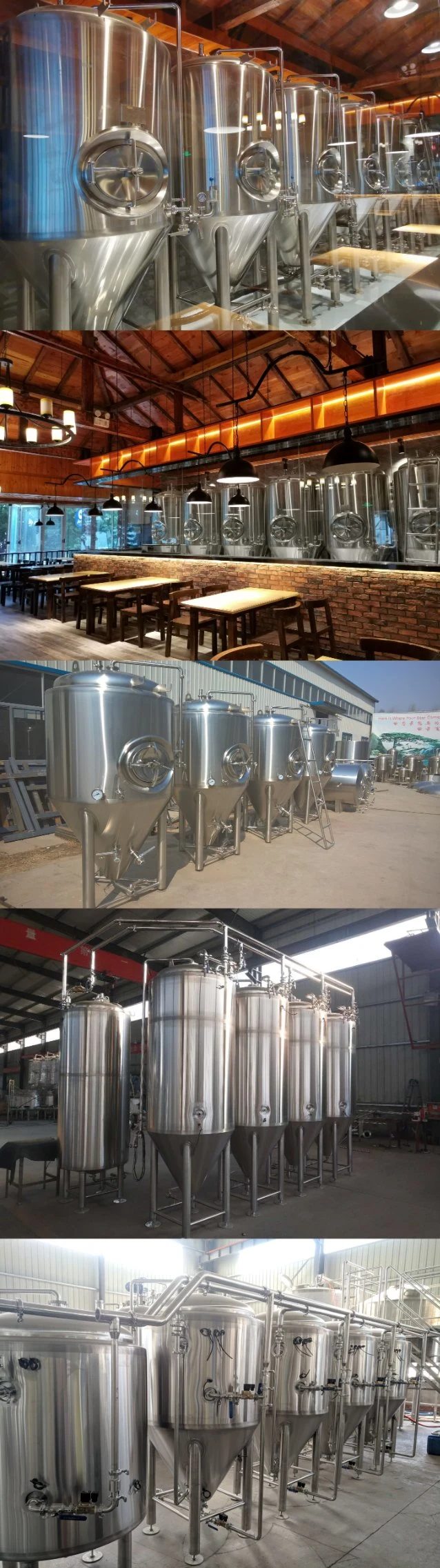 50L 100L Conical Fermenter Beer Fermentation Tank with Glycol Cooling Jacket
