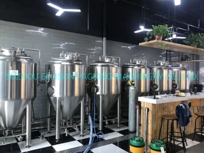 Turnkey Project Industrial Beer Production Plant Beer Brewing Equipment / Brewery Machine