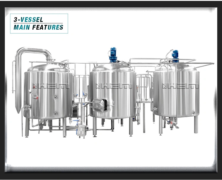 Brewing System Micro Brewing Equipment 500 1000 Liters Brewery