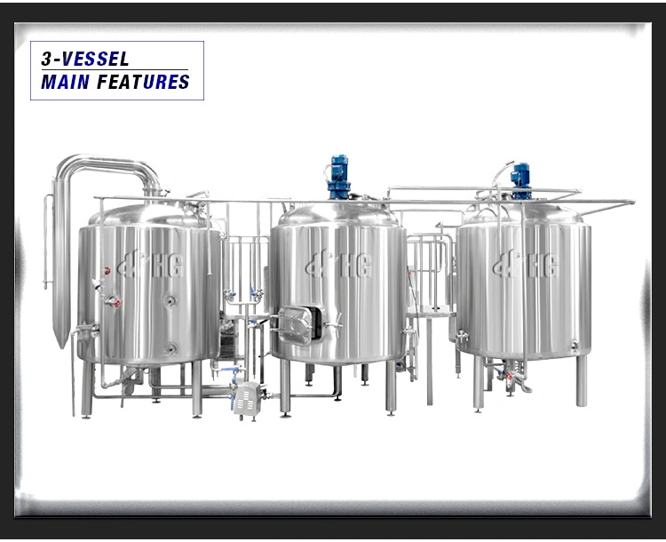 100L 200L 300L 500L 1000L Turnkey Project of Brewery Whole Set Micro Brewing Equipment