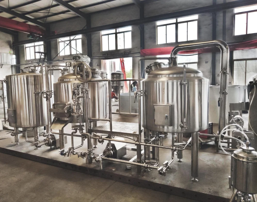 500L 1000L Craft Beer Brewing Equipment Commercial Brewhouse Brewery