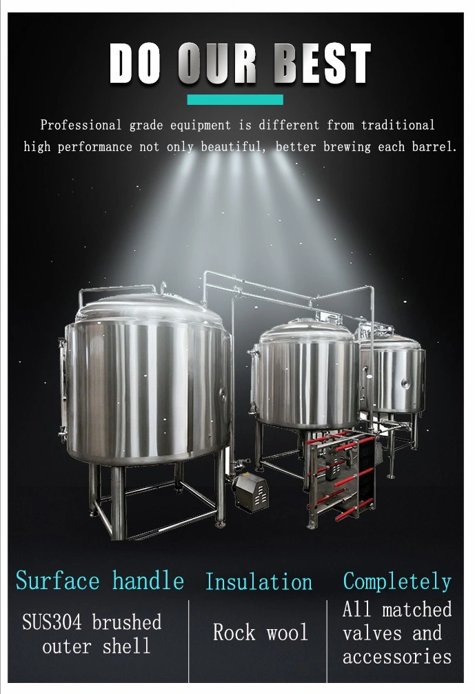 100L 300L Beer Brewing Equipment Beer Brewing System for Sale