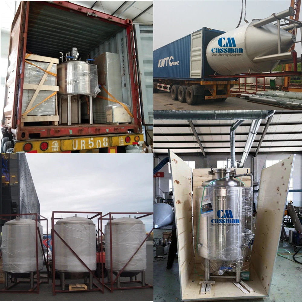 Cassman Steam Heating SUS304 1000L Micro Brewery Beer Equipment for Bar