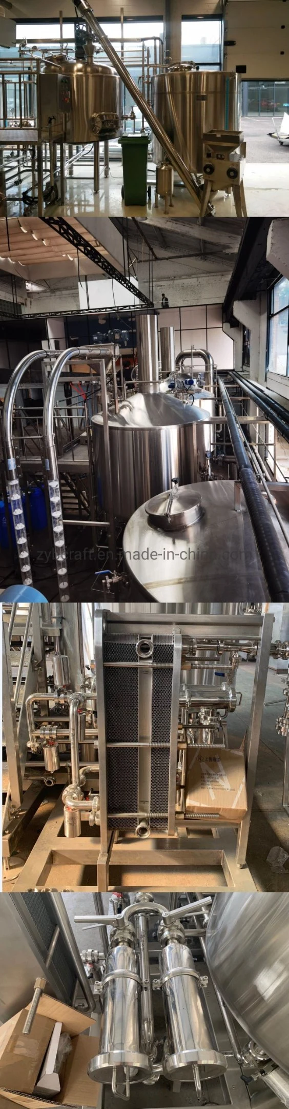 Large 2000L Commercial Beer Brewing Turnkey Fermenter Brewery Equipment