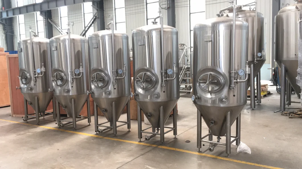 Fermenting Equipment Conical 100L to 20000L Beer Fermentation Tank with Cooling Jacket Beer Fermenter