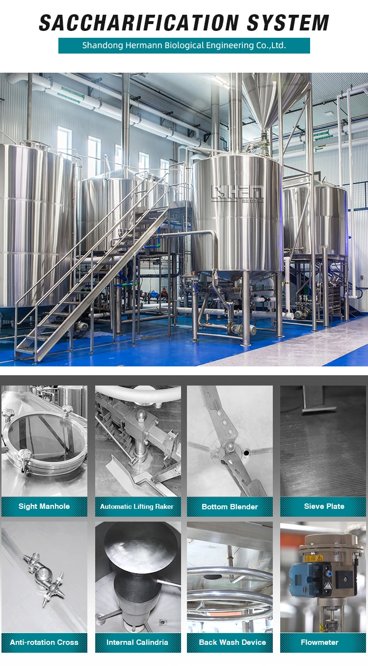 5000L Complete Beer Brewing Equipment Commercial Brewery for Sale