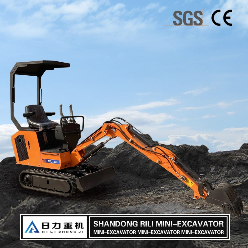 Excavator with 0.045 Cbm Bucket Mini Excavator Mini Construction Equipment