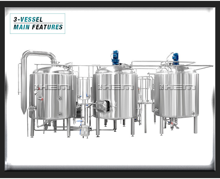 100L 200L 300L 500L 1000L Per Batch Beer Brewing Equipment Micro Brewery