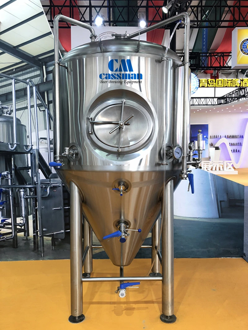 Cassman 3000L Beer Fermenter Beer Fermenting Vessel Cylinder Conical Beer Fermentation Tank Unitank