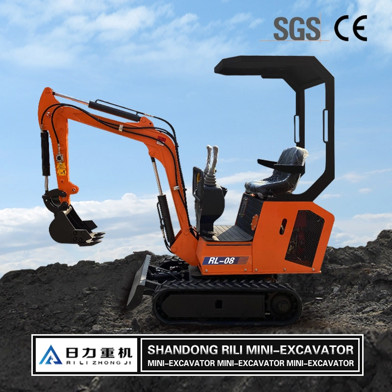 Excavator with 0.045 Cbm Bucket Mini Excavator Mini Construction Equipment