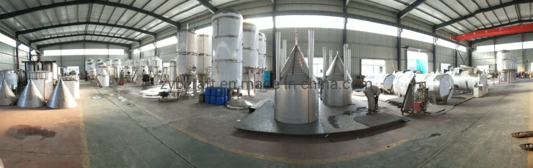 Turnkey Project 2500L Beer Brewery Brewhouse for Large Brewery
