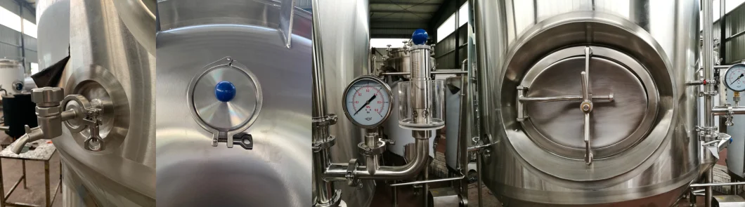Fermenting Equipment 2 Vessels Mash Kettle Tun 500L Beer Brewery for Brewpub