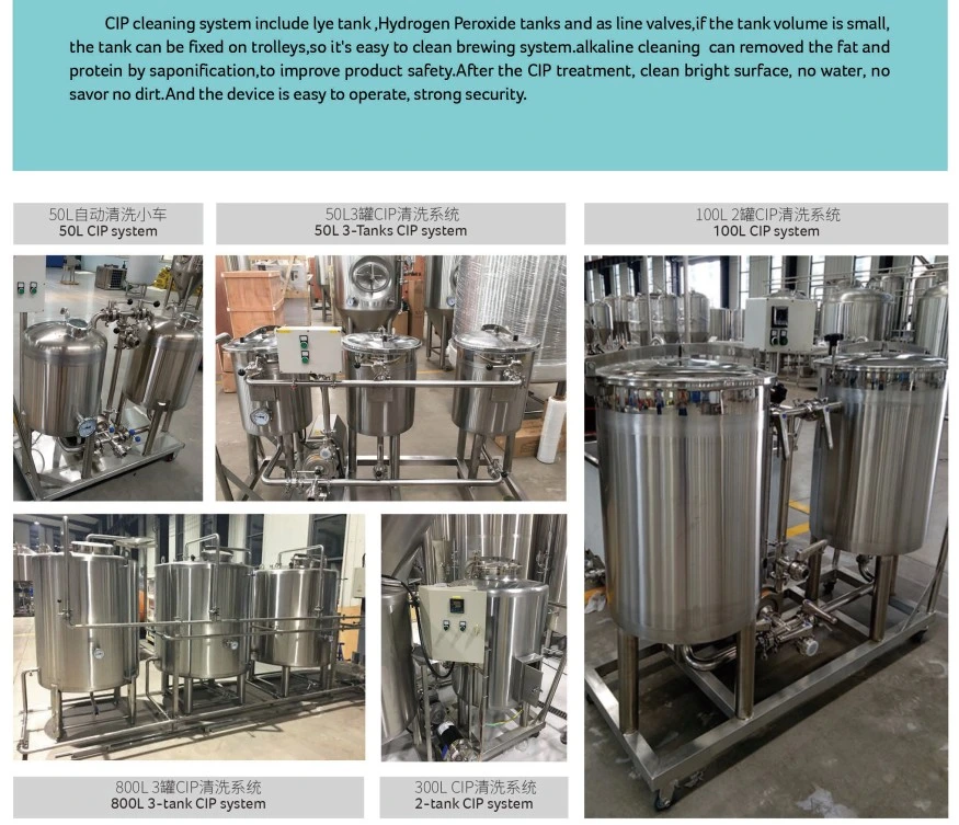 300L Small Mini Beer Processing Brewery Equipment