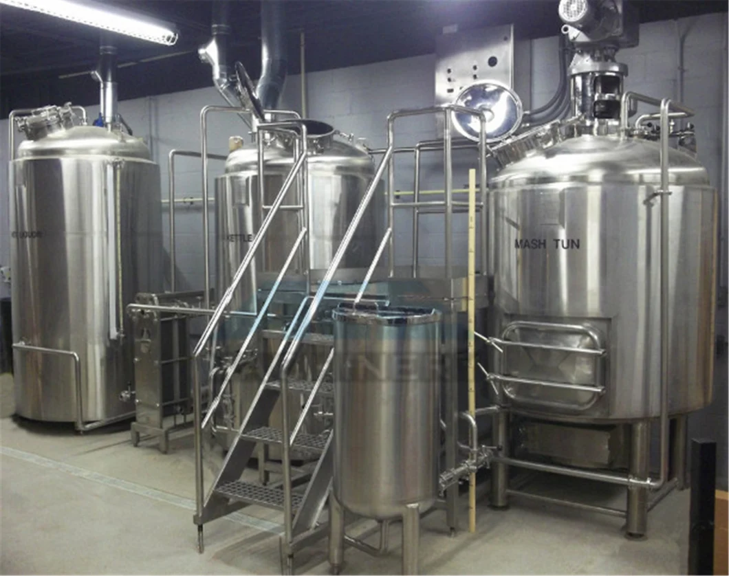 Mirror Polish Stainless Steel Electric Steam Commercial 5 Bbl Beer Brewhouse