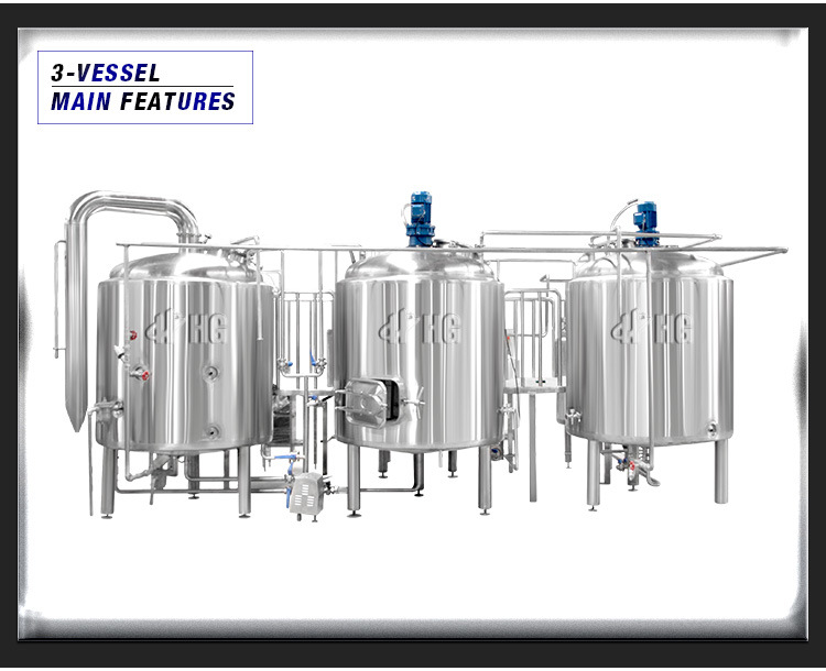 Beer Brewing Equipment Micro Brewery 200L 300L Per Batch