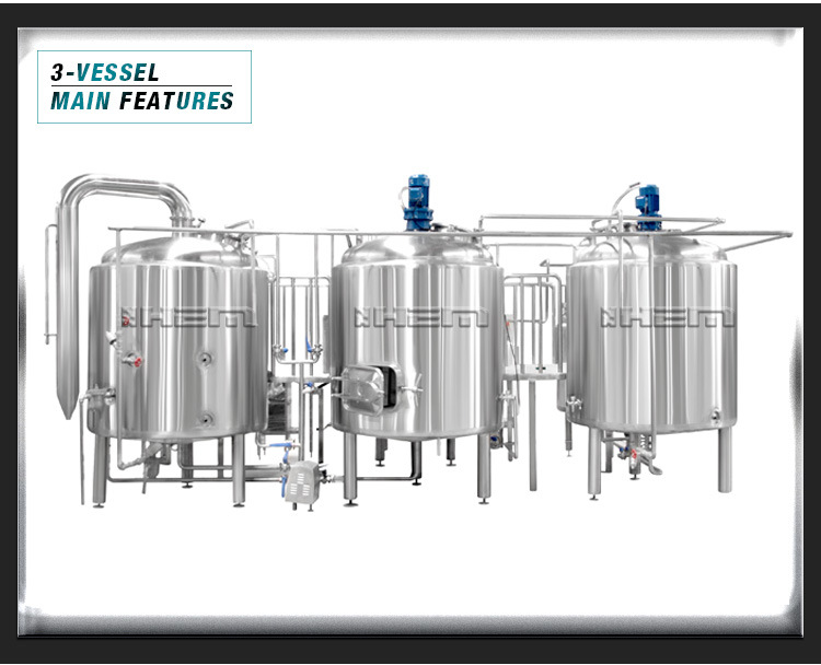 Completely Turnkey Beer Brewhouse 10bbl Whole Set Brewery Equipment 500L Micro Brewery